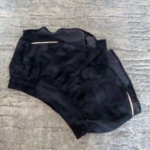 lululemon athletica Black Camo Athletic Shorts